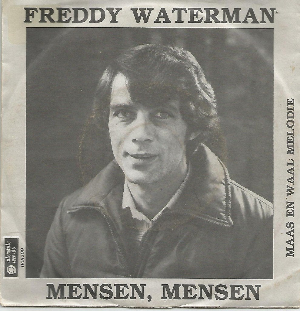 Freddy Waterman – Mensen , Mensen (1982), Cd's en Dvd's, Vinyl | Nederlandstalig, Fotohoes, 7 inch, Ophalen of Verzenden, Zo goed als nieuw