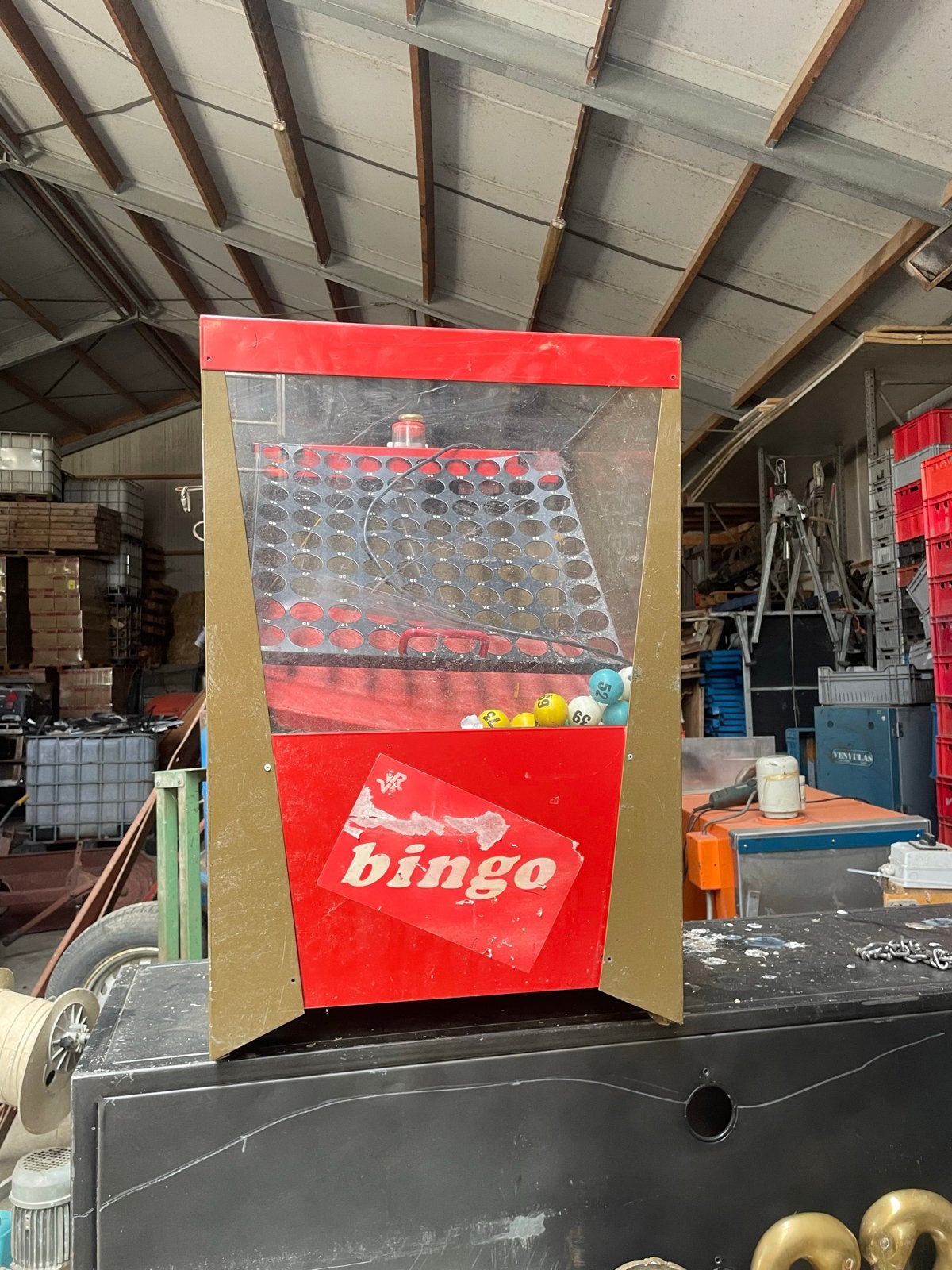 Vintage Bingo Machine, Ophalen, Gebruikt