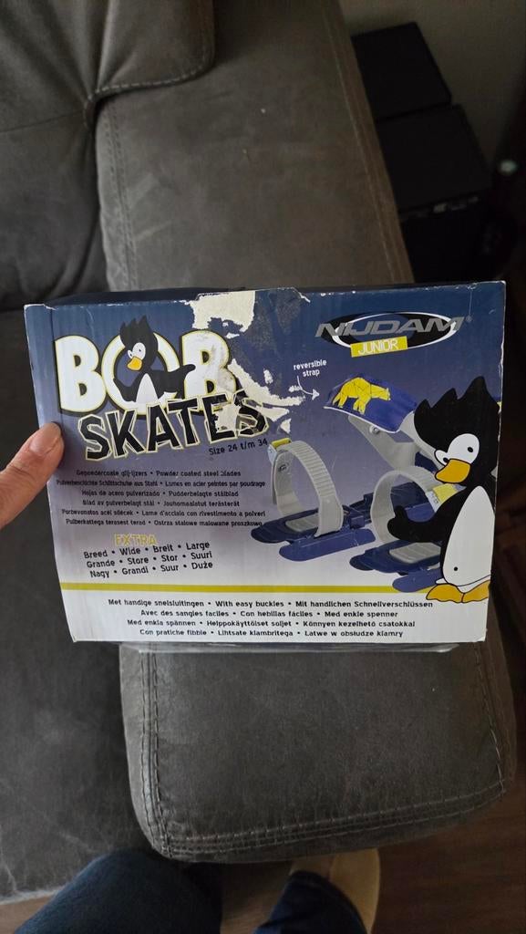 Nijdam Bob Skates Junior Schaatsen Maat 24 t/m 34, Ophalen of Verzenden, Zo goed als nieuw, Overige typen, Nijdam