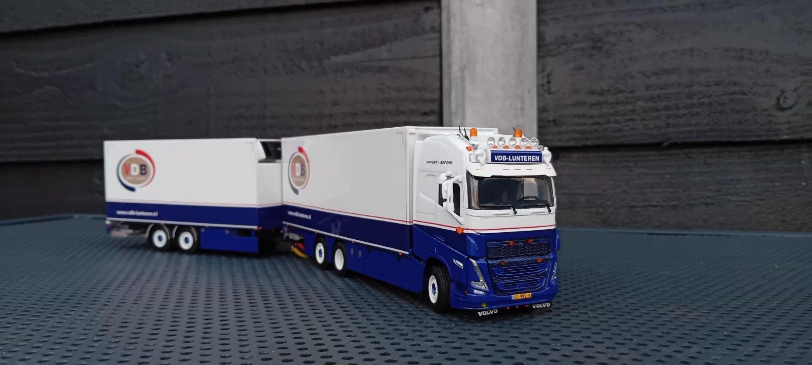 WSI Miniatuur Vrachtwagen VDB Lunteren, Ophalen of Verzenden, Zo goed als nieuw, Bus of Vrachtwagen, Wsi