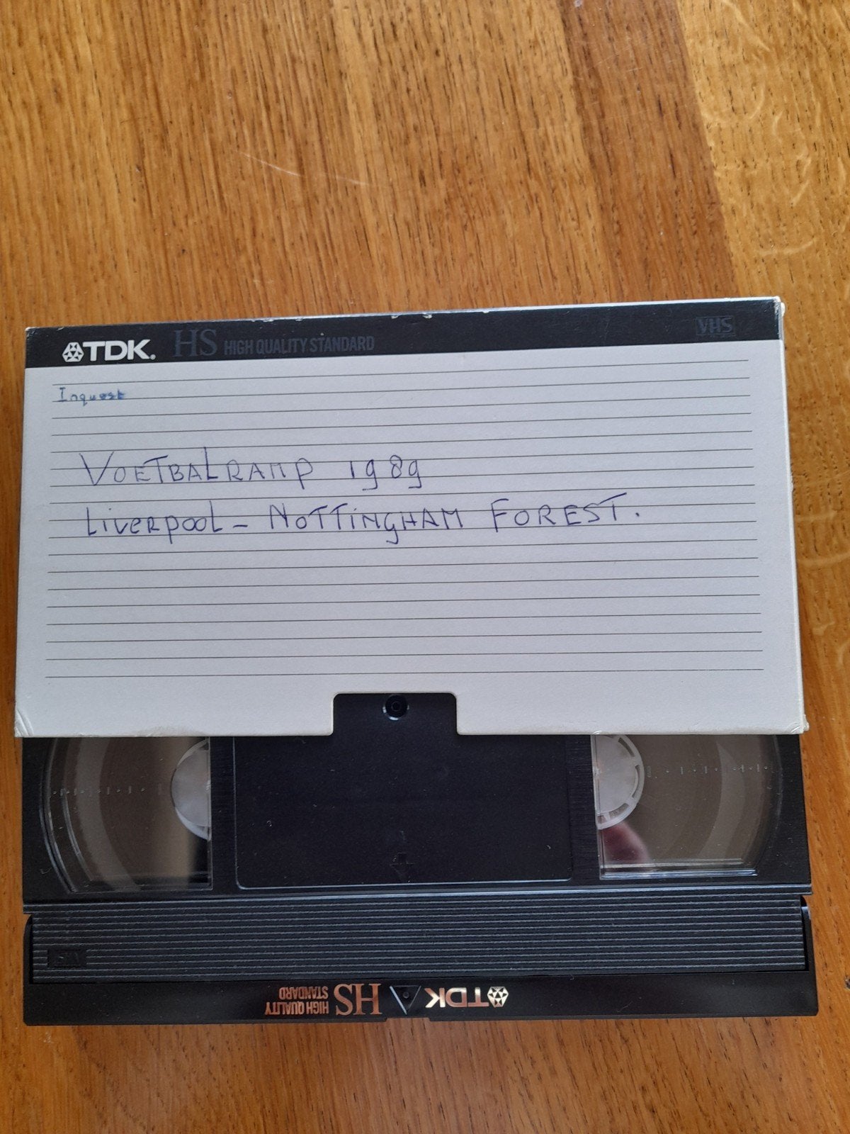 Voetbalramp 1989 Liverpool- Nottingham Forest, Ophalen of Verzenden, Buitenlandse clubs