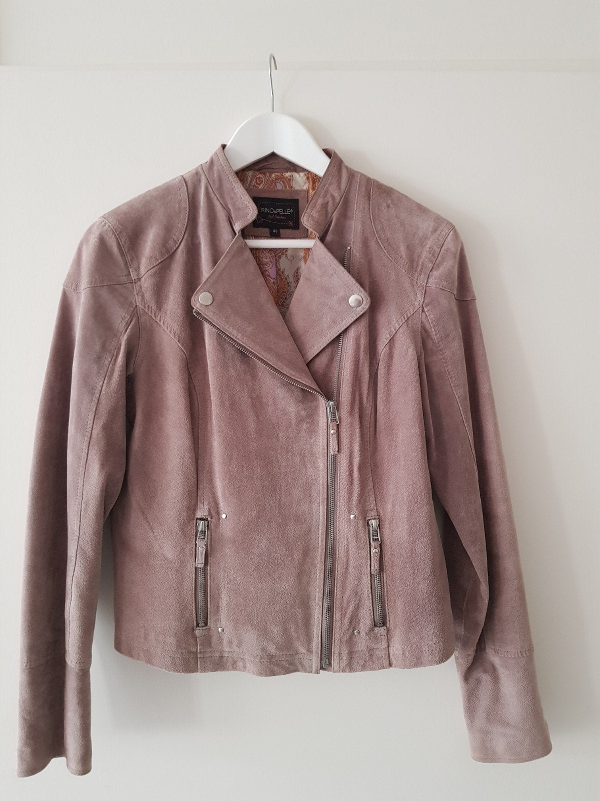mooi suede jasje, Kleding | Dames, Ophalen, Zo goed als nieuw, Maat 38/40 (M)