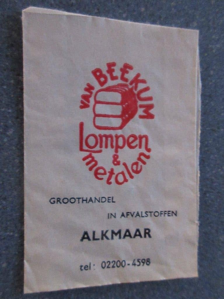Alkmaar, Van Beekum lompen en metalen, Verzenden, Nederland