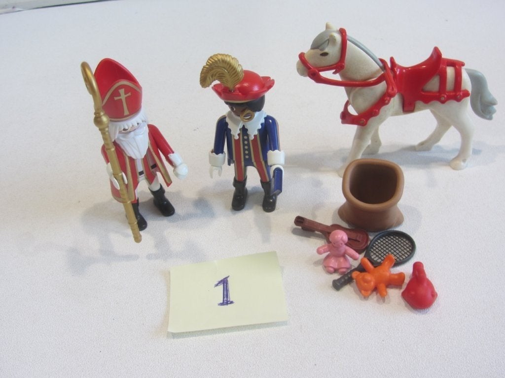 Playmobil sint en piet    4894 1, Ophalen of Verzenden, Gebruikt, Losse onderdelen