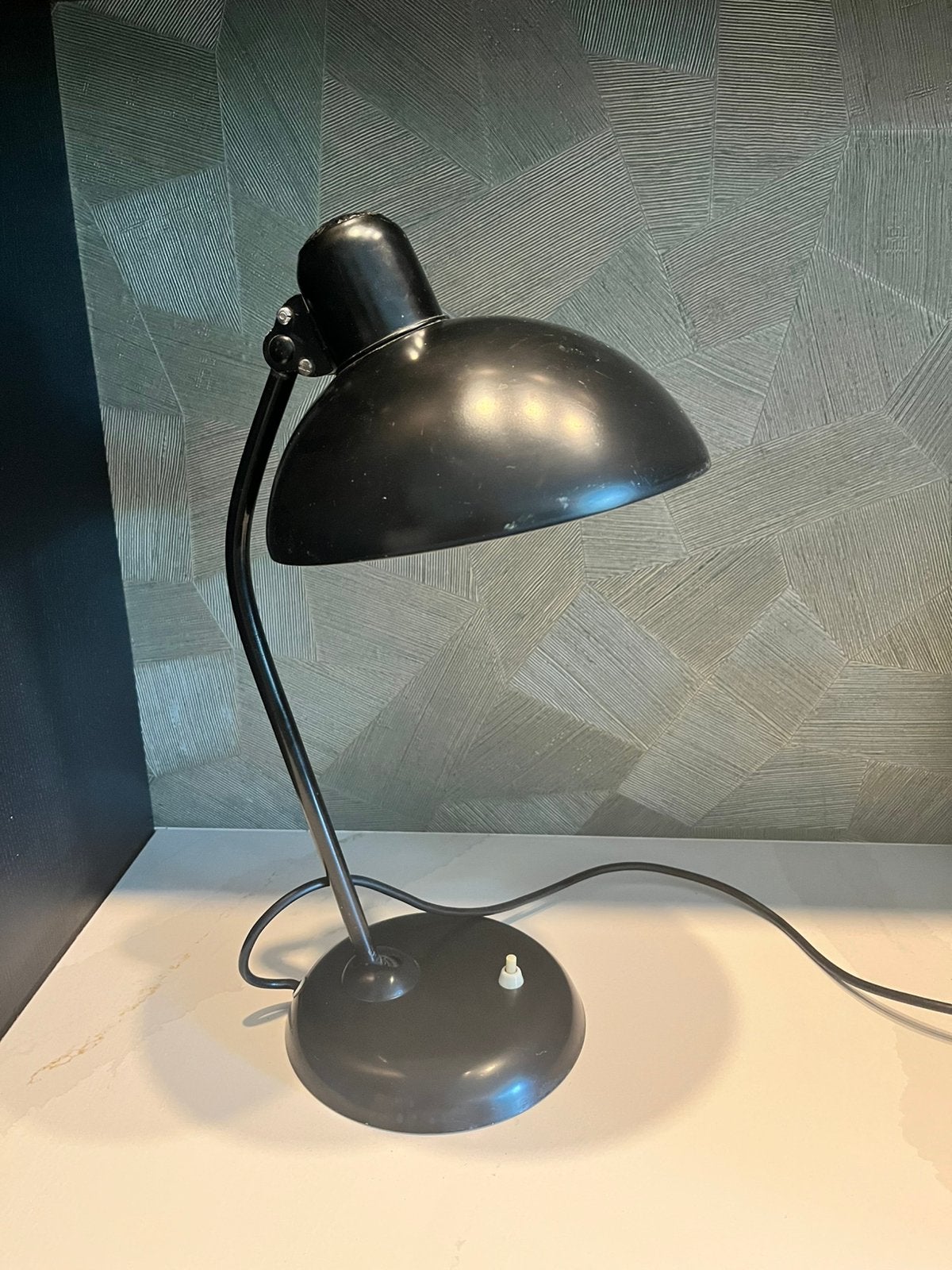 Kaiser Idell Bauhaus bureaulamp, Gebruikt, Bauhaus, Ophalen of Verzenden, Metaal