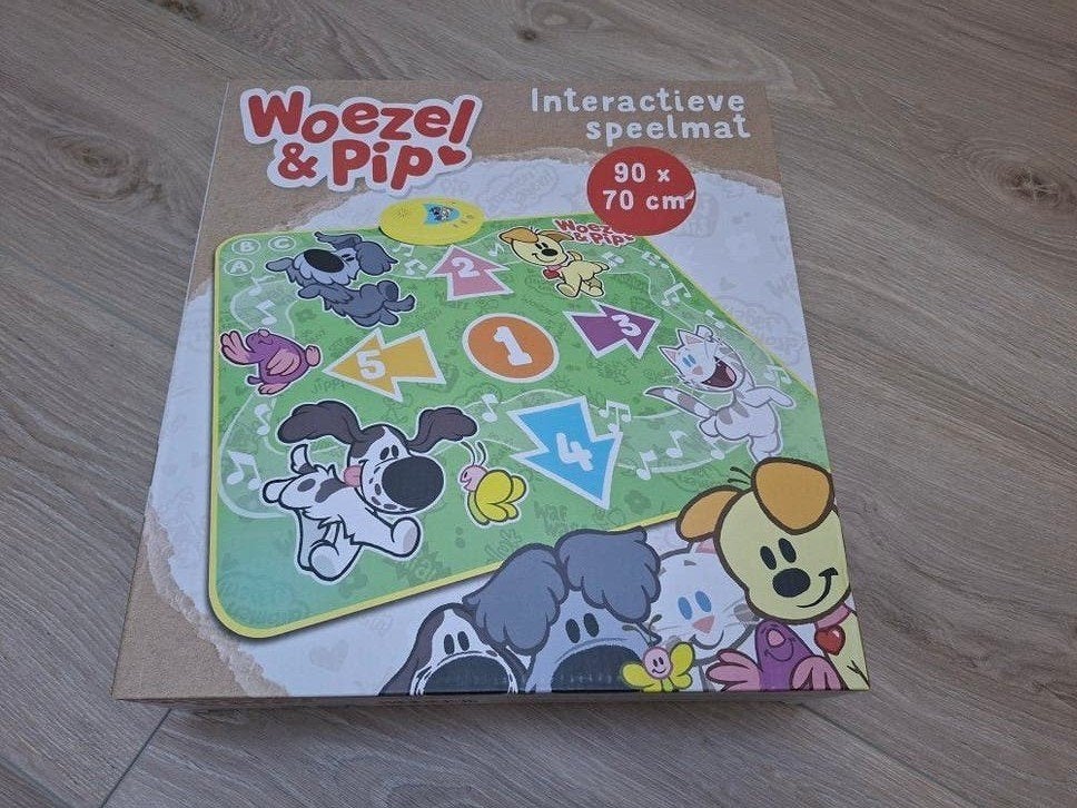 Woezel & Pip Interactieve Speelmat – licht & geluid – 90x70, Ophalen of Verzenden, Zo goed als nieuw, Ontdekken, Met licht