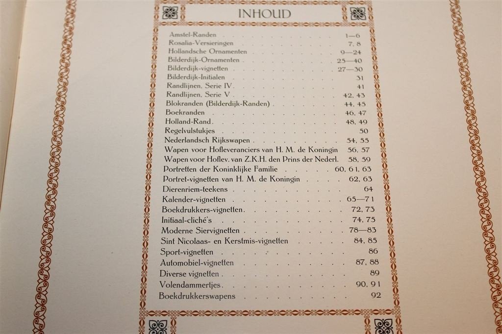 Siermateriaal — Tetterode ca. 1912 Ornamenten, Ophalen of Verzenden, Gelezen