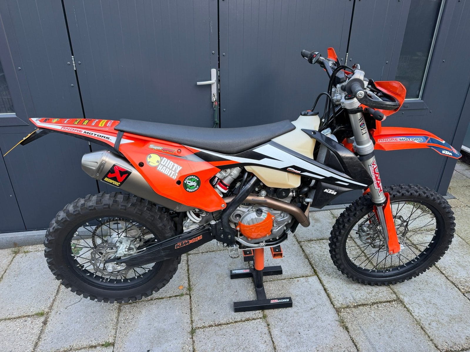 Ktm 450 exc 2017 netjes onderhouden, Motoren, 450 cc, LED Verlichting, Particulier, Enduro