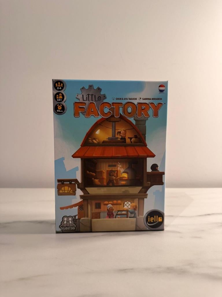 Little Factory (NL) Bordspel - IELLO, Hobby en Vrije tijd, Gezelschapsspellen | Bordspellen, Nieuw, Ophalen of Verzenden