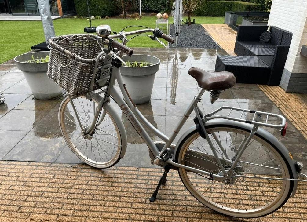 Dames Cortina U4 D50 28 inch transportfiets framemaat 50, Gebruikt, 50 tot 53 cm, Trommelrem, Ophalen