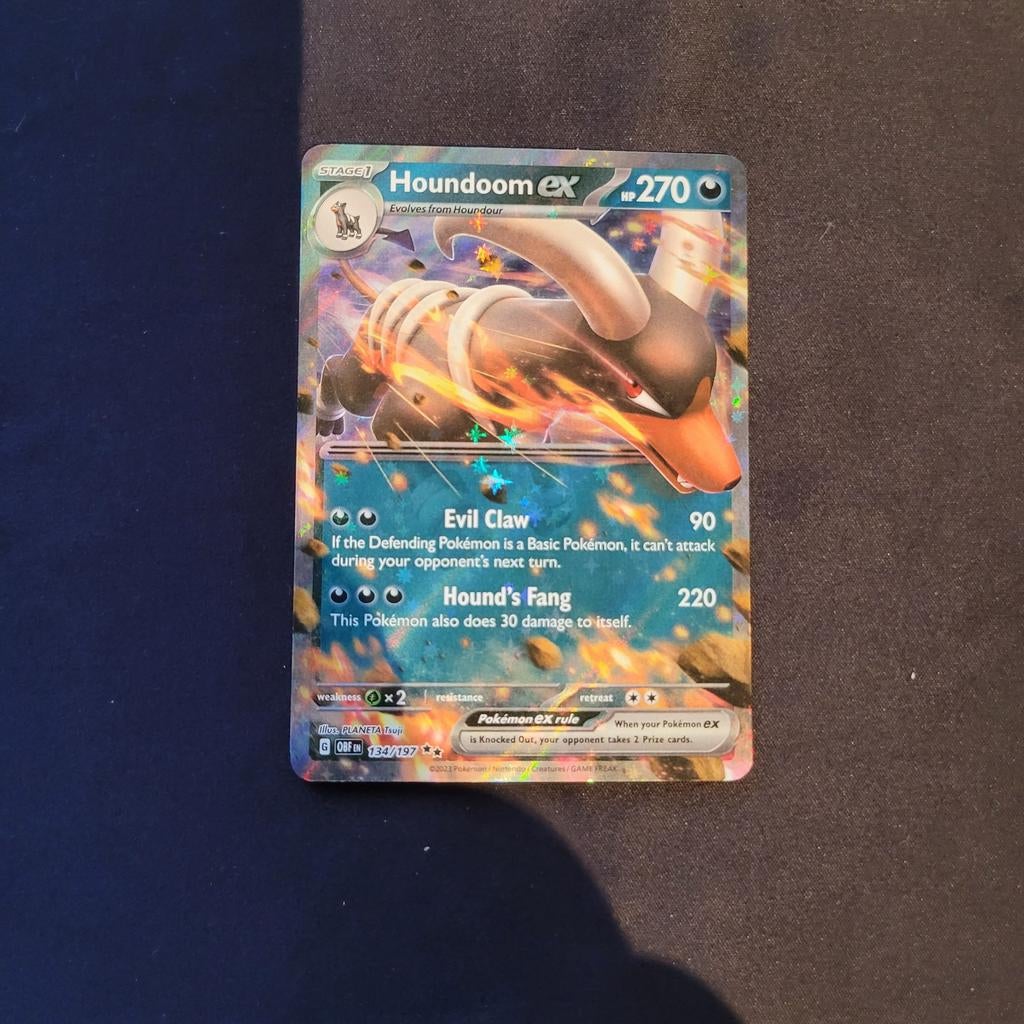 Houndoom ex (obsidian flames) #134, Ophalen of Verzenden, Nieuw