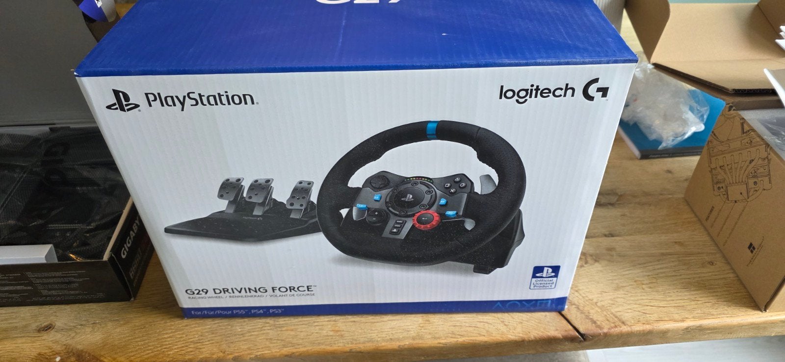 Logitech G29 Driving Force racestuur met pedalen en shifter, Ophalen of Verzenden