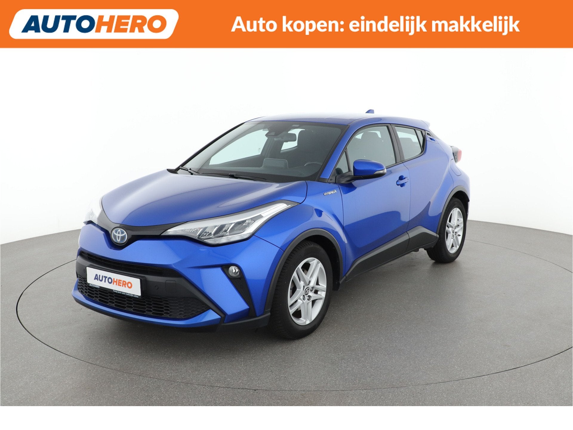 Toyota C-HR 1.8 Hybrid Adventure |FH05452| (bj 2021), Auto's, Stof, 4 cilinders, Met garantie (alle), Blauw