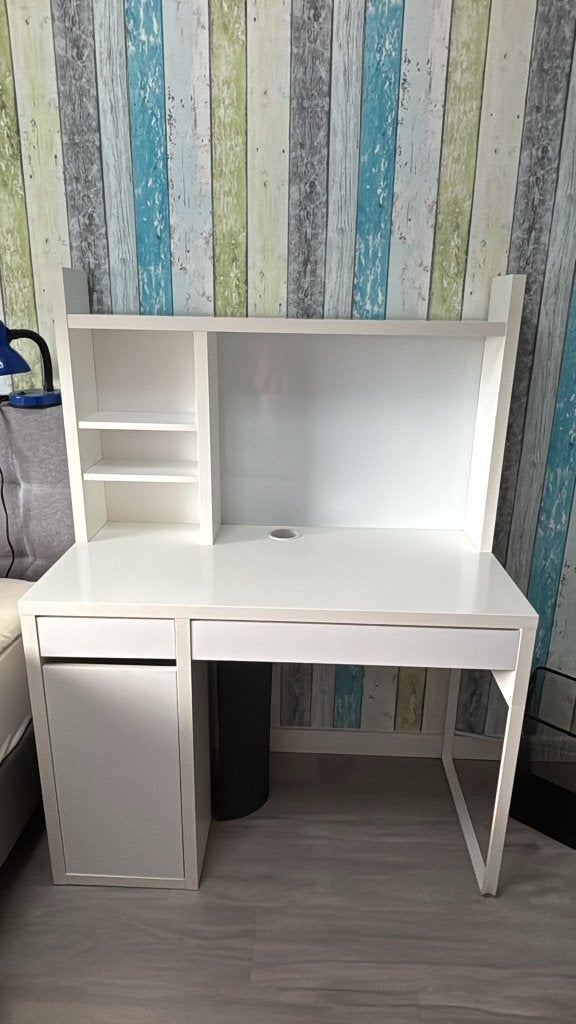 Bureau wit IKEA Micke, Ophalen, Gebruikt, IKEA, Wit