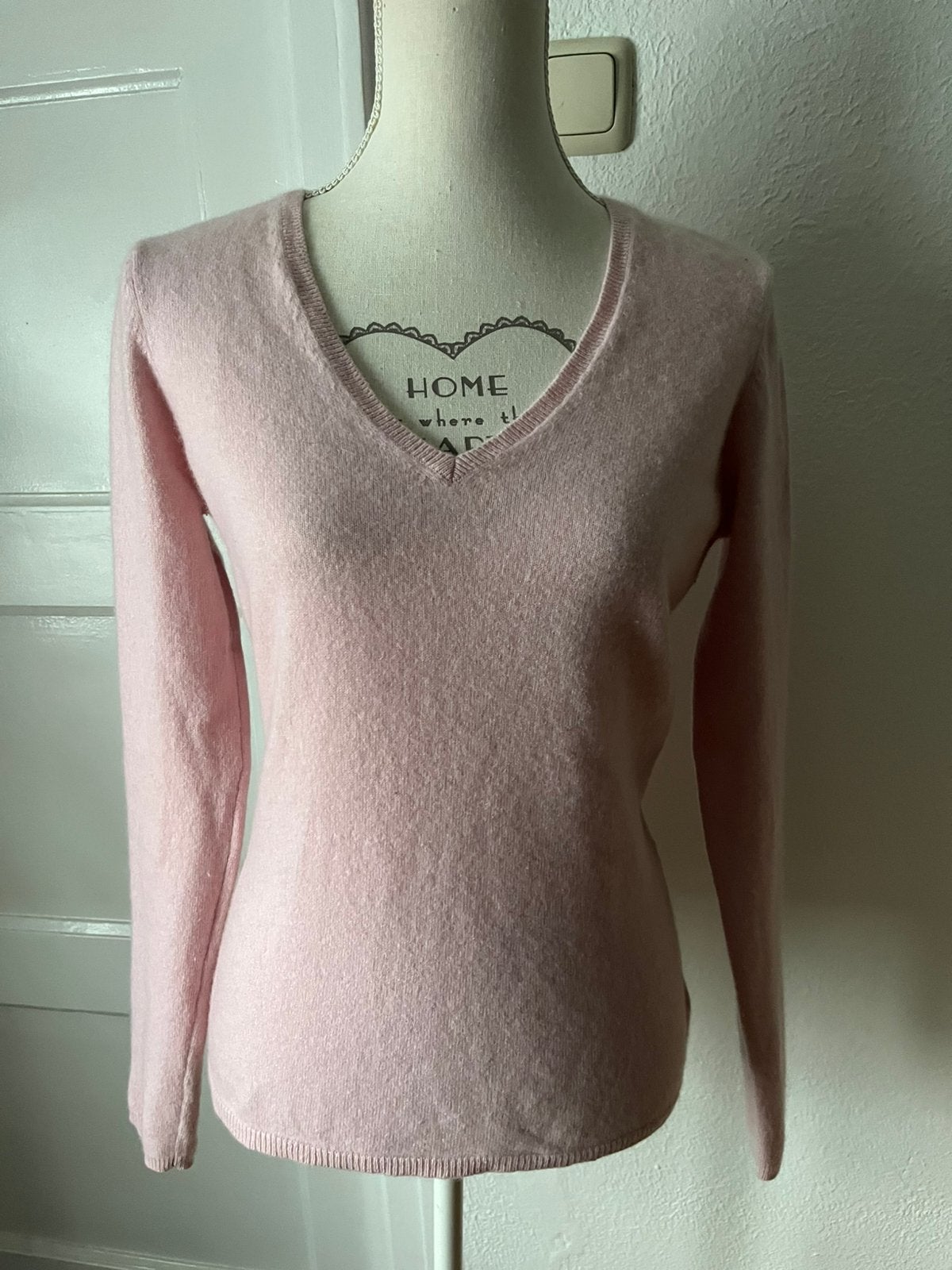 La Redoute, zacht roze cashmere trui, Ophalen of Verzenden, Zo goed als nieuw, Maat 38/40 (M), Roze