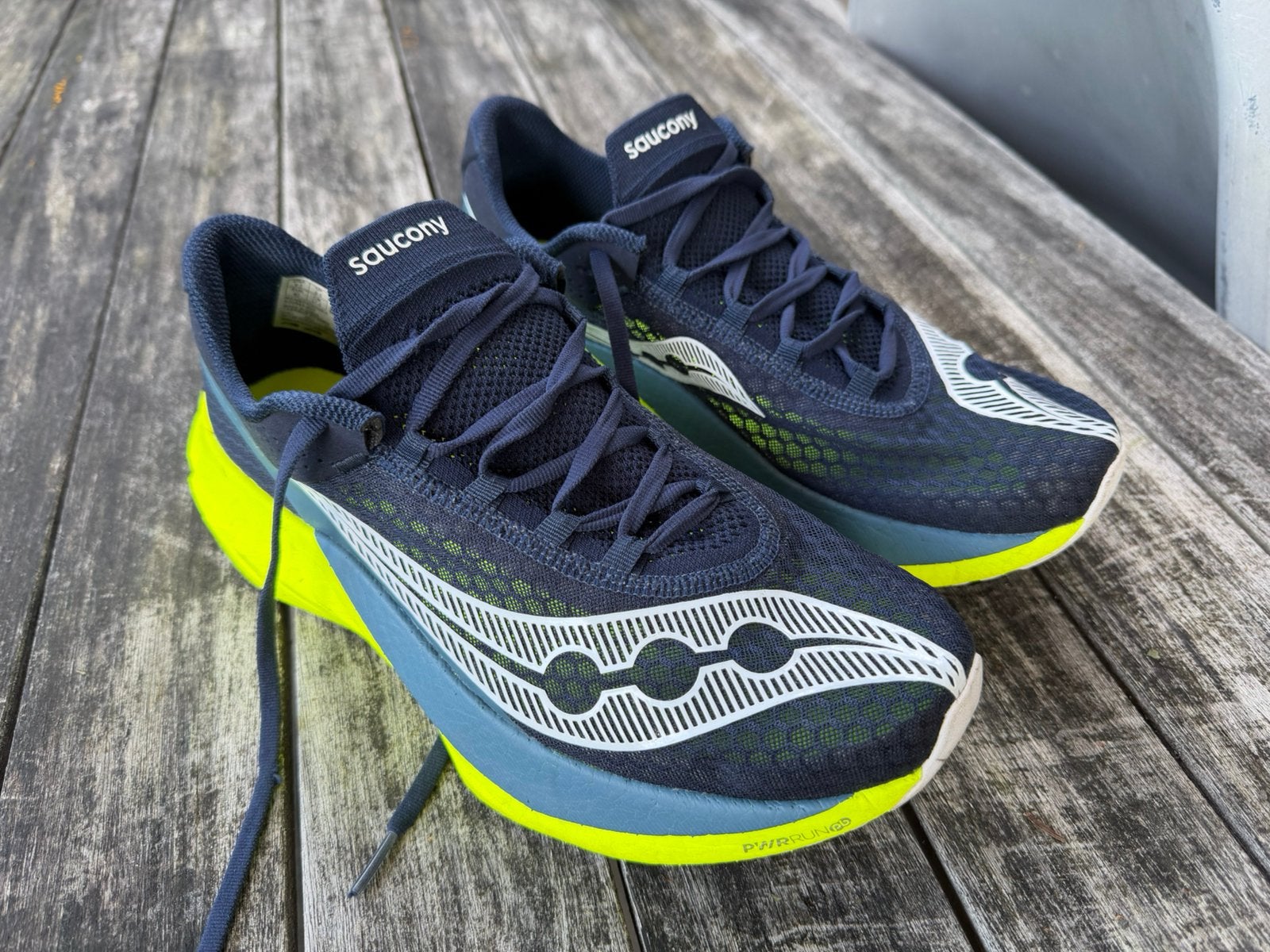 Saucony Endorphin Pro 4 maat 43, Sport en Fitness, Loopsport en Atletiek, Ophalen, Gebruikt, Hardloopschoenen, Saucony