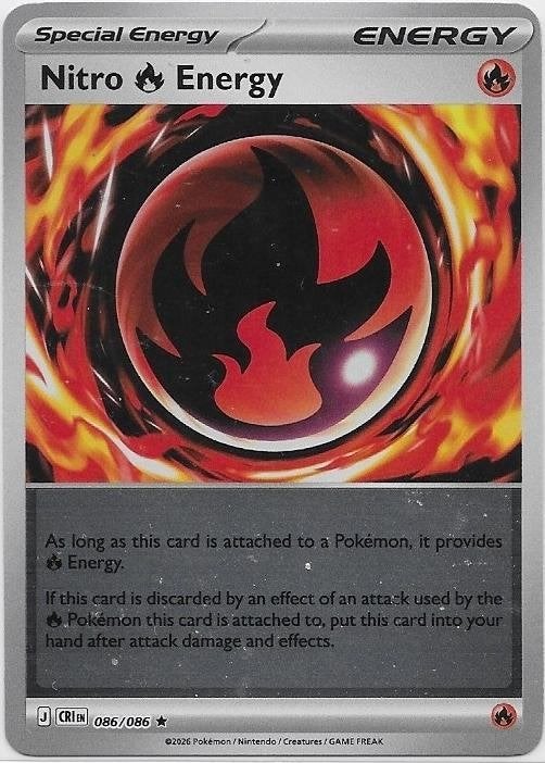 Chaos Rising,  Nitro Fire Energy [reverse] 86/86, Verzenden, Nieuw, Losse kaart