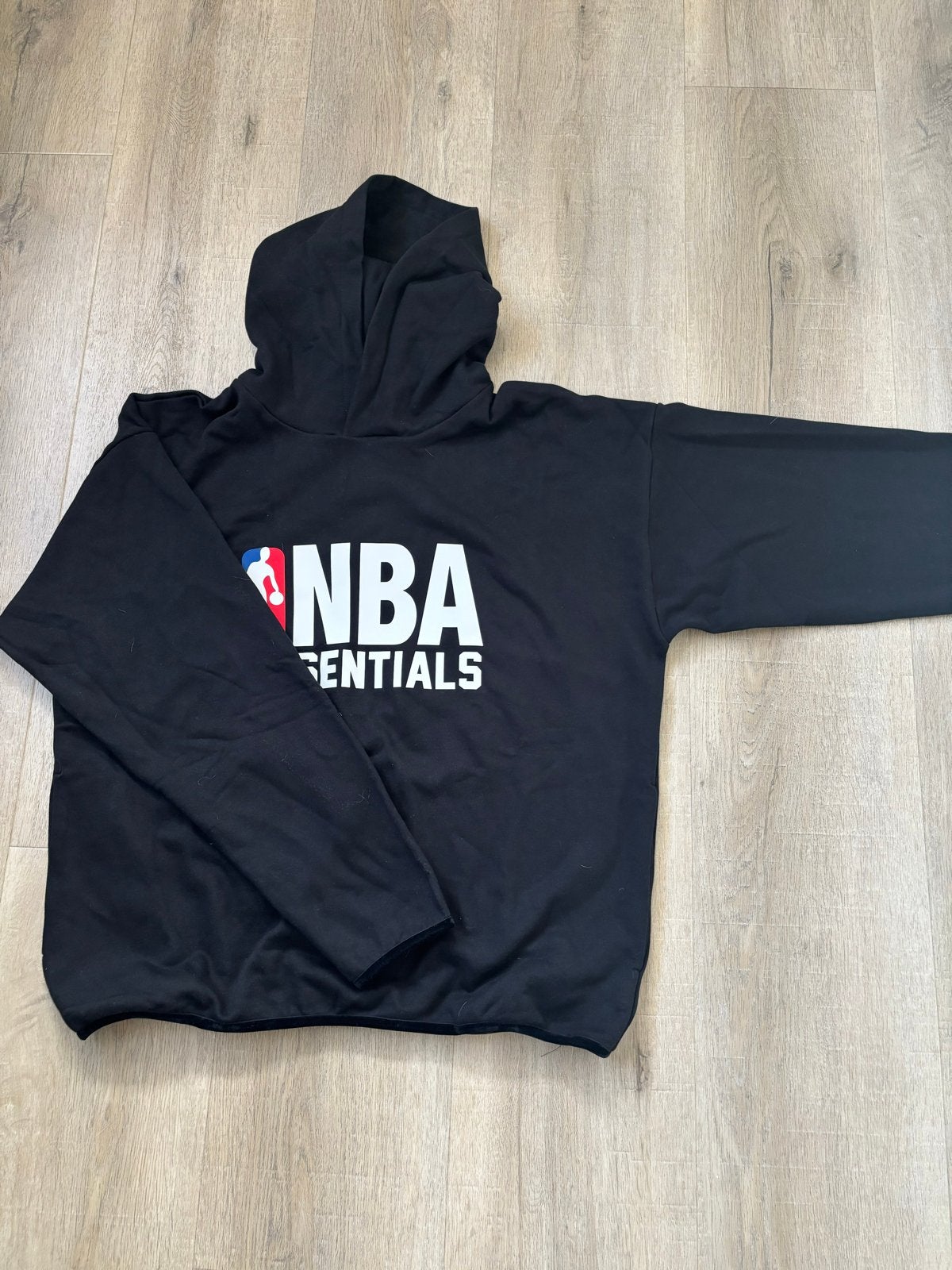 Essentials Fear of God NBA Hoodie Zwart Maat L, Verzenden, Nieuw, Maat 52/54 (L), Zwart