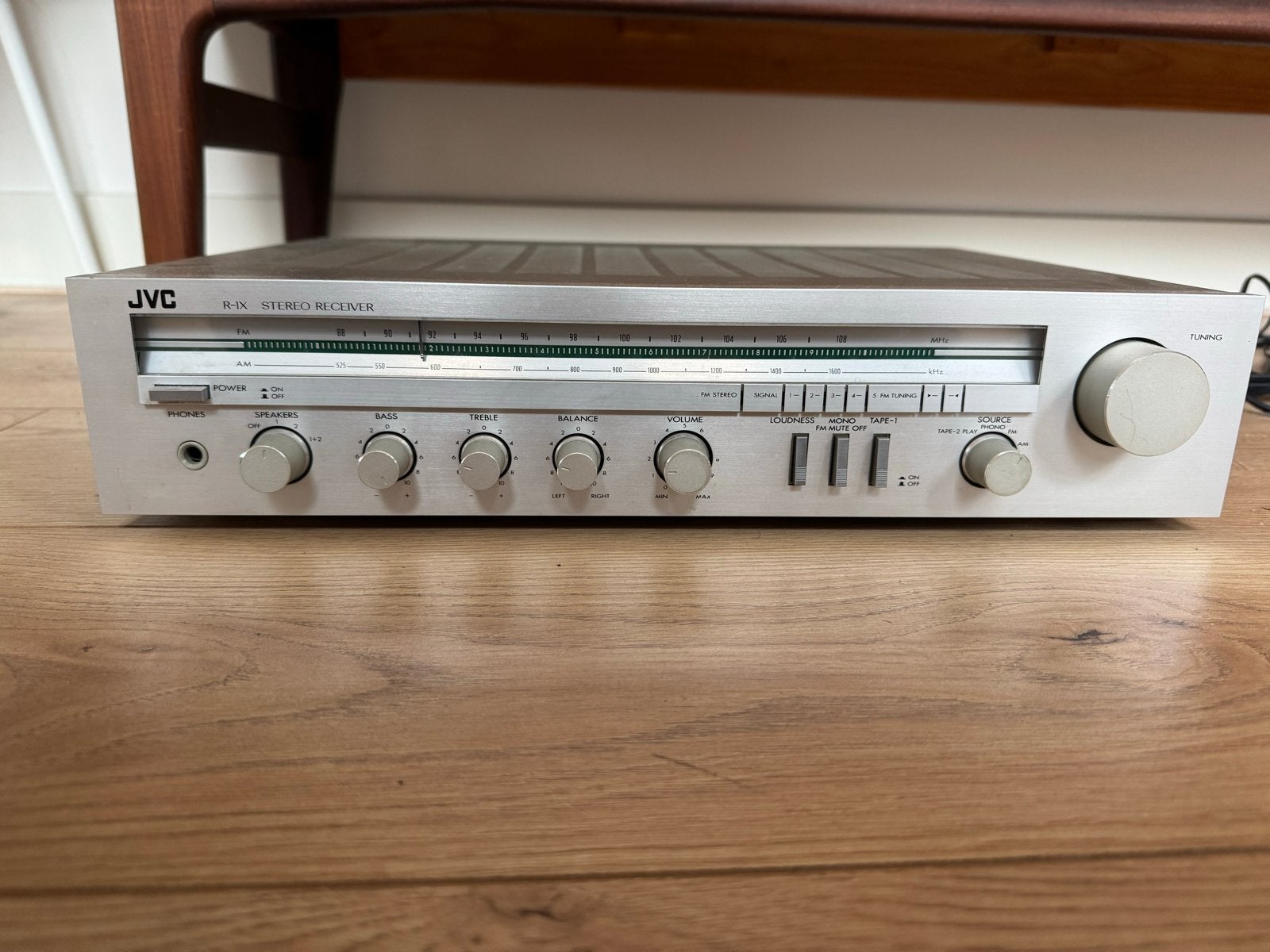 JVC R-1X Stereo Receiver/Versterker - Vintage Audio, Audio, Tv en Foto, Gebruikt, JVC, Ophalen of Verzenden, Minder dan 60 watt