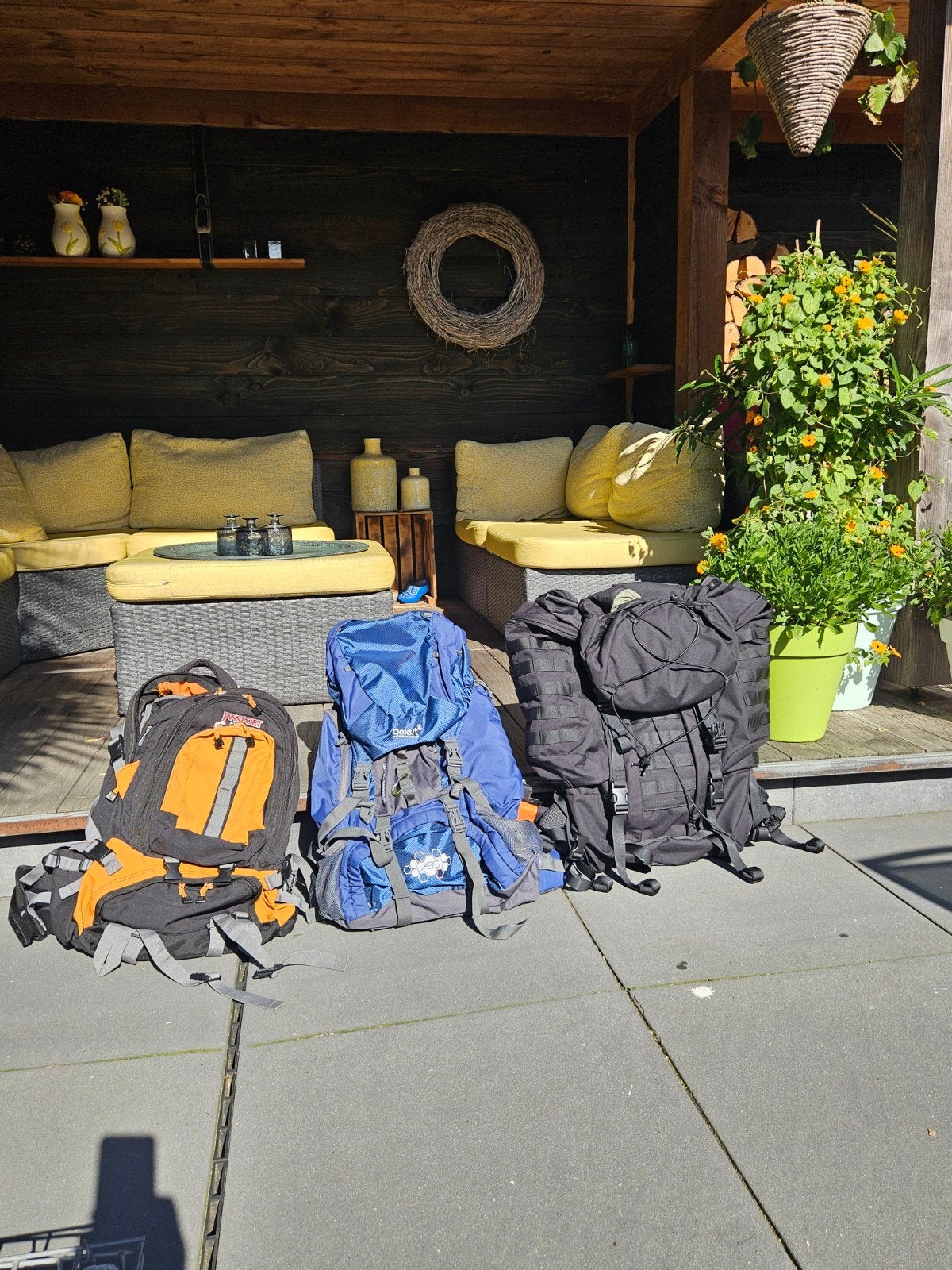 3 Gebruikte Trekking Rugzakken - Diverse Maten, 40 cm of meer, Gebruikt, Trekking, 60 cm of meer