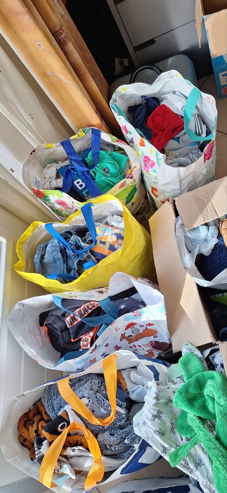 Grote partij jongens kinderkleding diverse merken en maten, Ophalen, Gebruikt
