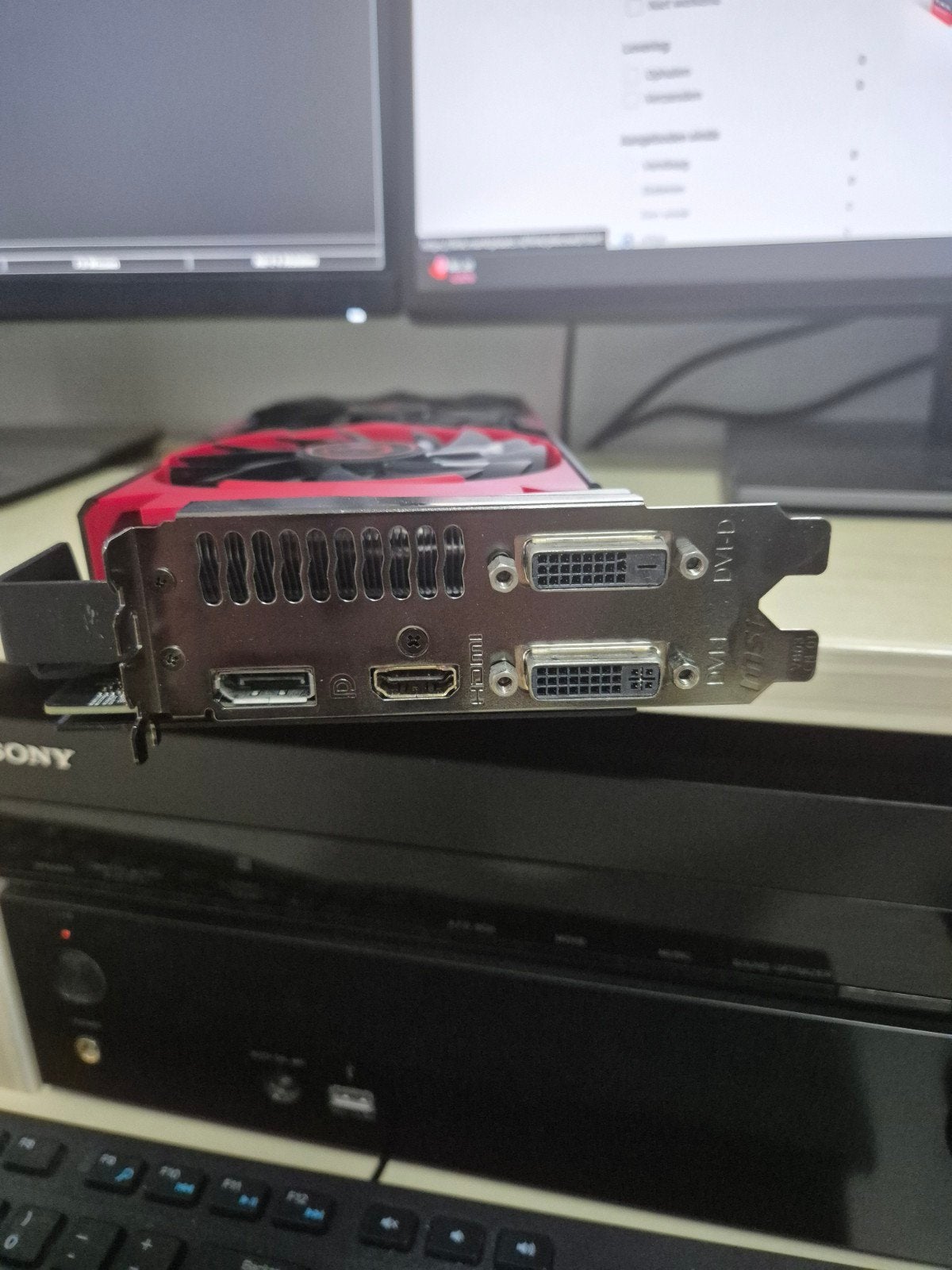 MSI Radeon R9 380 Gaming 4G Videokaart, PCI-Express 3, Gebruikt, AMD, HDMI