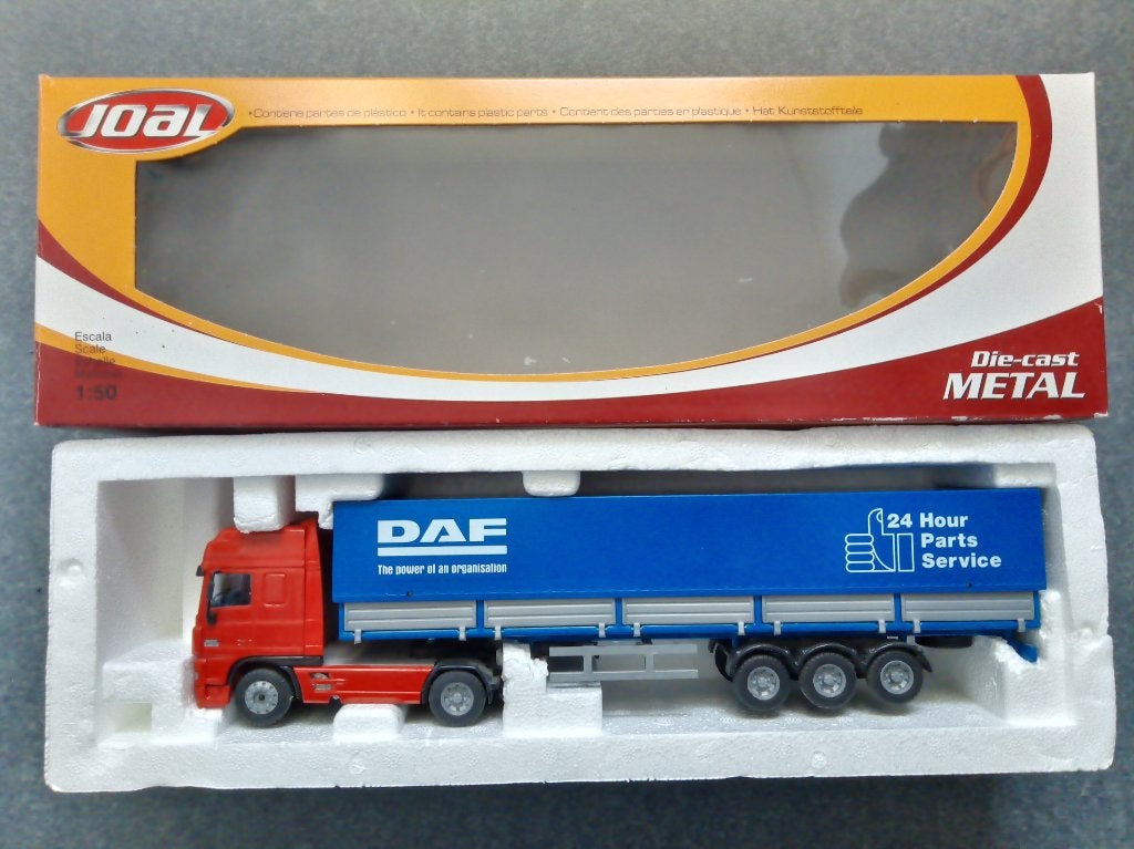 JOAL modeltruck DAF XF schaal 1:50 Z.G.A.N., Ophalen of Verzenden, Zo goed als nieuw, Bus of Vrachtwagen, Overige merken