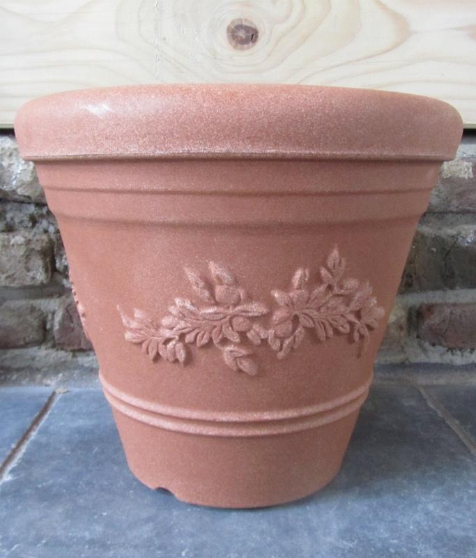 VECA - VASO OLIVO ( WINKELPRIJS 39,00)  BIJ SIBBELS 19,50, Minder dan 30 cm, Minder dan 60 cm, Rond, Nieuw