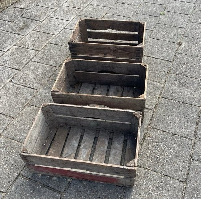 Houten fruitkisten, Minder dan 50 cm, Gebruikt, 50 tot 100 cm, Ophalen of Verzenden