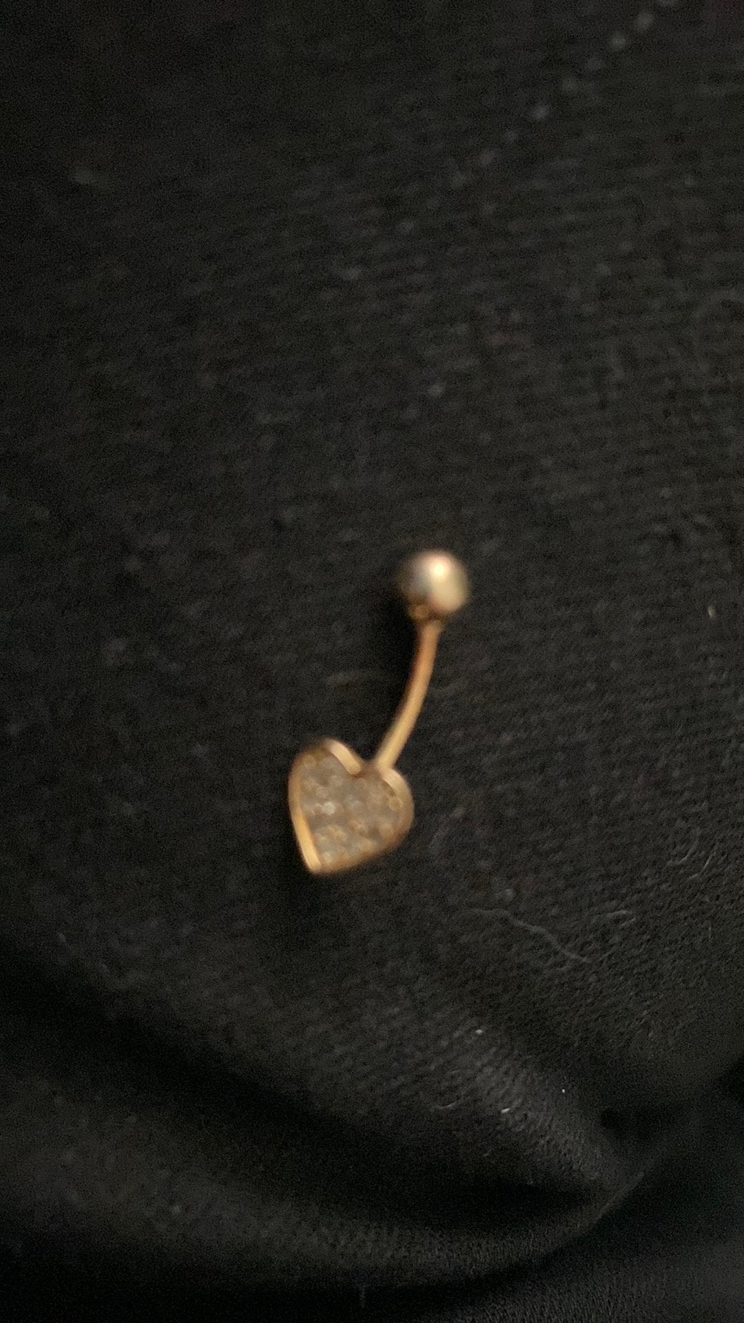 14 karaat gouden piercing!, Ophalen of Verzenden, Zo goed als nieuw, Goud