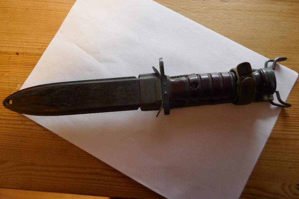 Nederlandse bajonet M4, Verzamelen, Militaria | Algemeen, Ophalen of Verzenden, Landmacht, Nederland, Mes of Dolk