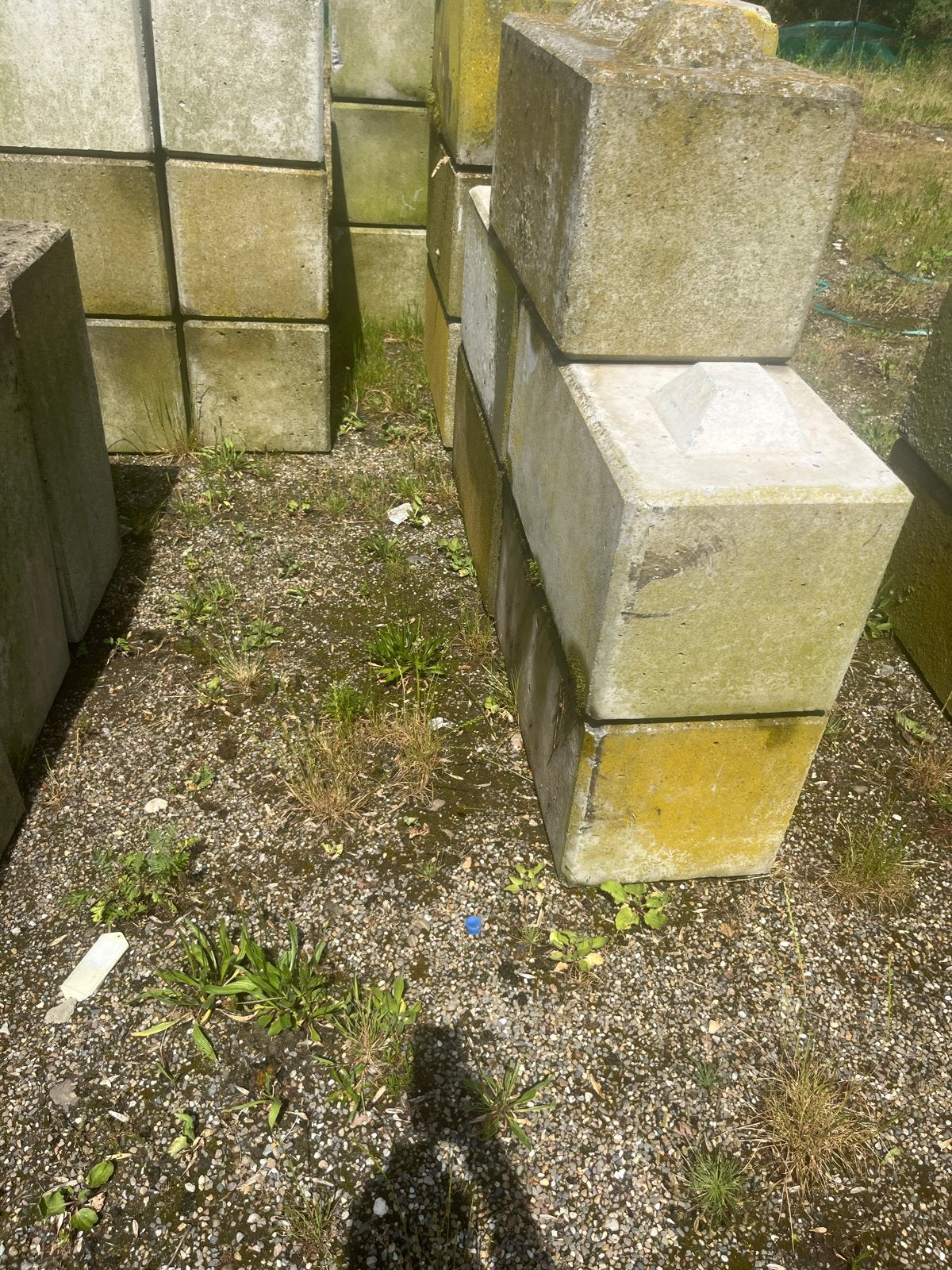 Betonblokken - Stapelbare Legoblokken, Ophalen, Gebruikt