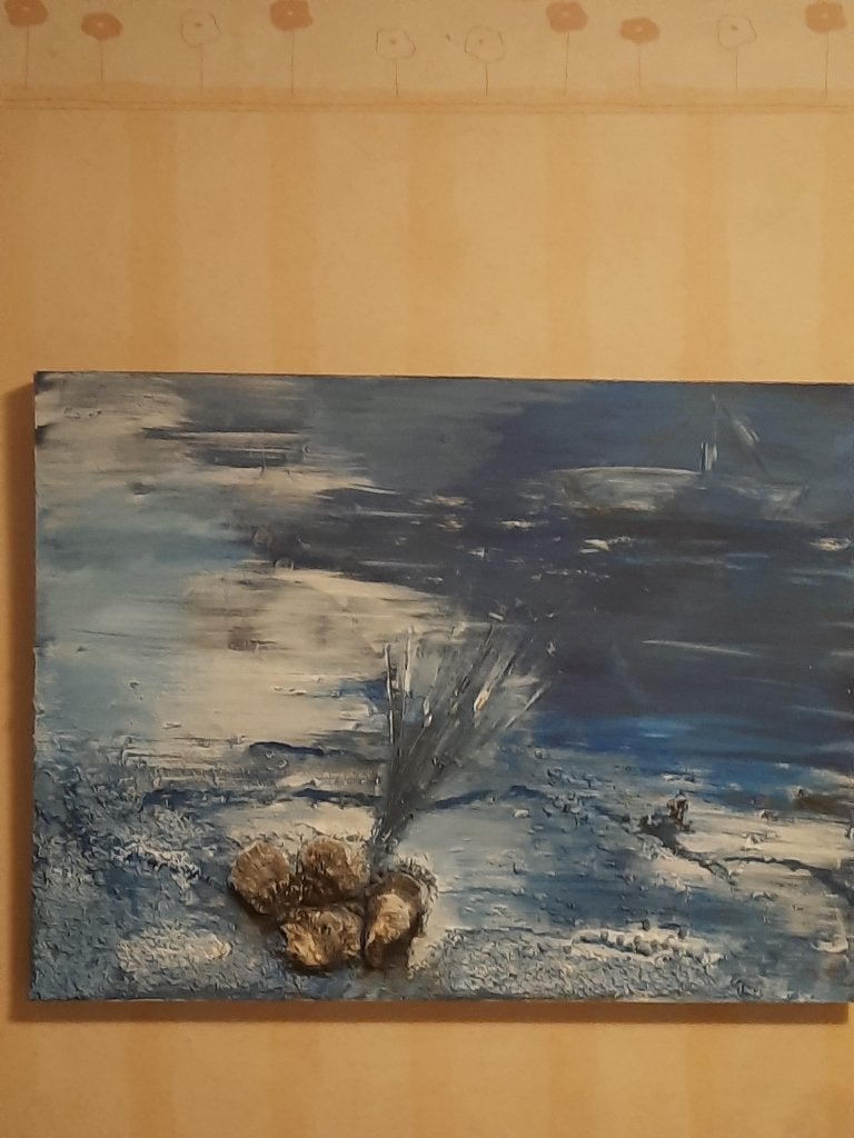 schlderiij, Ophalen, 50 – 75, Gebruikt, Schilderij