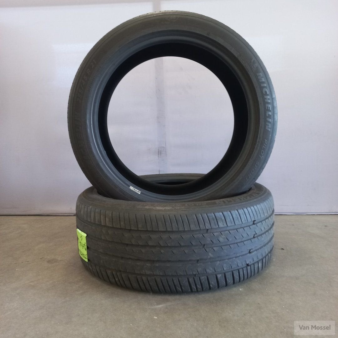 Michelin Pilot Sport EV 255/45/R21 106W, Gebruikt, 255 mm, -, -