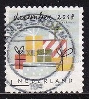 1328 - Nederland nvph 3704 gestempeld , Decemberzegel , Pakj, Verzenden, Na 1940, Gestempeld
