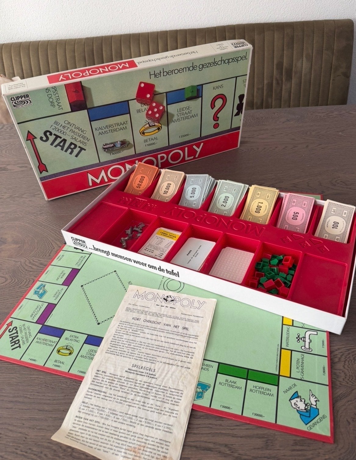 Monopoly Gezelschapsspel - Vintage Editie, Hobby en Vrije tijd, Gezelschapsspellen | Bordspellen, Vijf spelers of meer, Ophalen of Verzenden