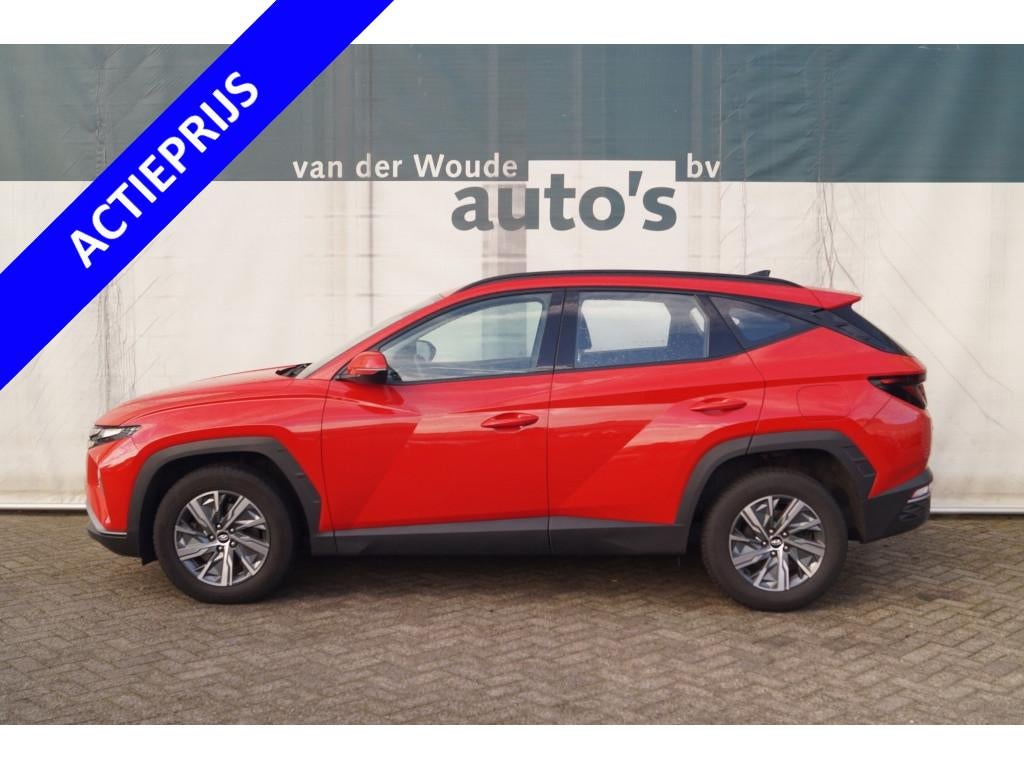 Hyundai Tucson 1.6 T-GDI Hybrid i-M -NAVI-ECC-PDC-CAM-, Auto's, Hyundai, Stof, Gebruikt, Euro 6, 4 cilinders