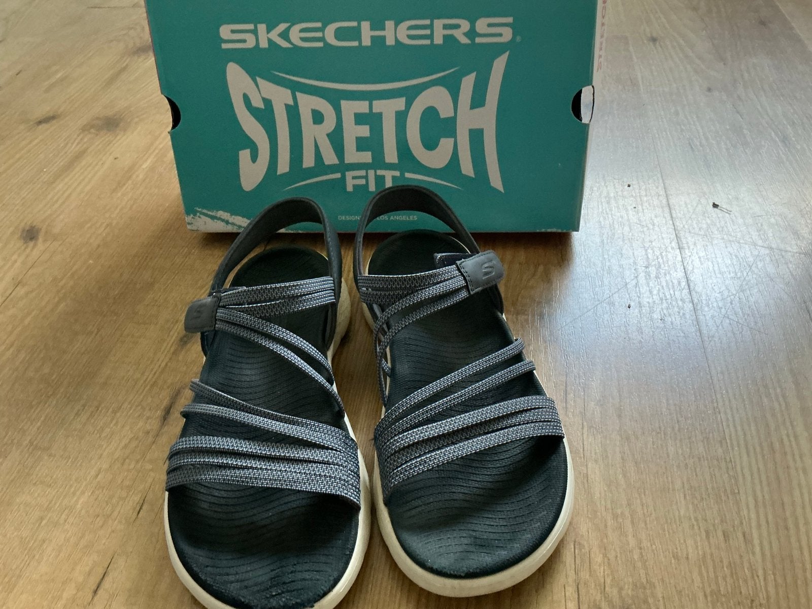 Skechers Go Walk Sandalen - Zo goed als nieuw maat 37, Ophalen, Blauw, Sandalen of Muiltjes, Zo goed als nieuw