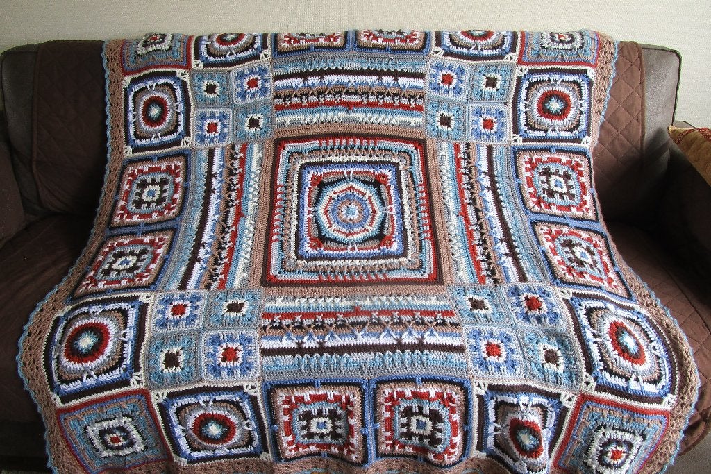 Prachtig gehaakt sprei/plaid, Ophalen of Verzenden, Nieuw