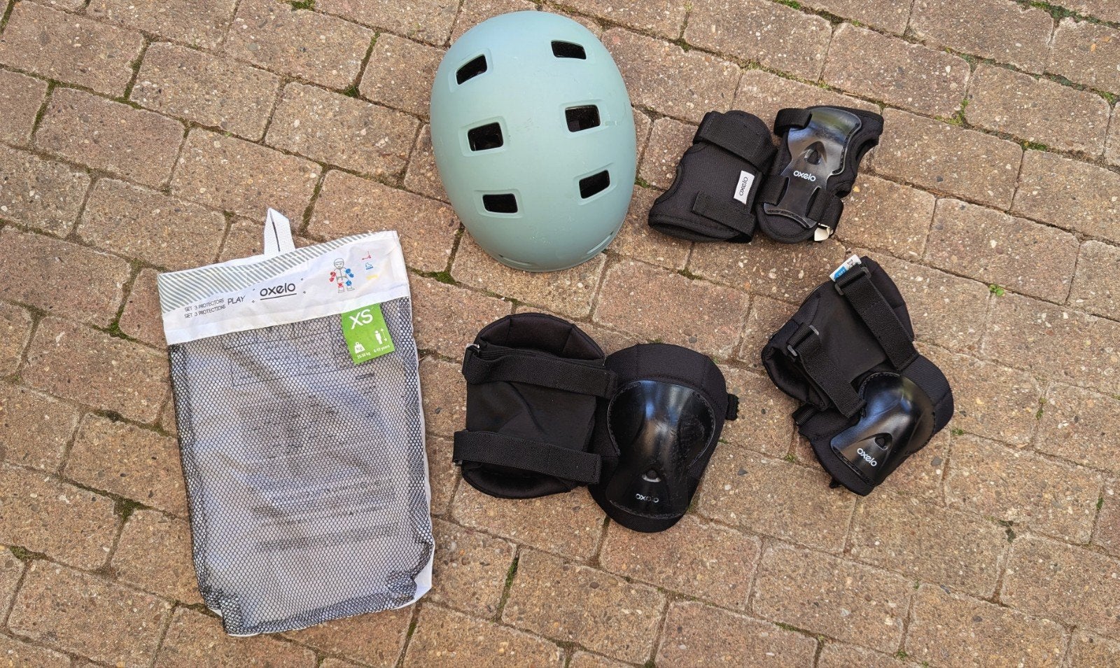 Oxelo Kinder Skate Beschermset Helm, XS, Gebruikt, Jongen of Meisje, Ophalen of Verzenden