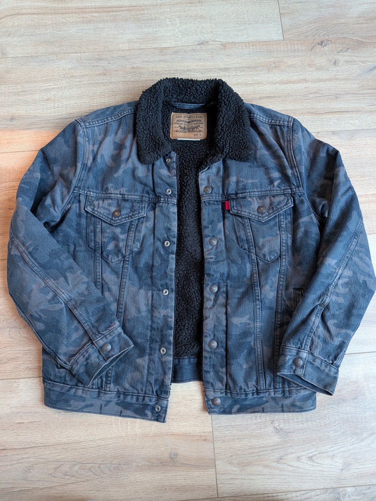 Levi's spijkerjas maat M - Justin Timberlake Fresh Leaves, Levi's, Ophalen of Verzenden, Zo goed als nieuw, Maat 48/50 (M)