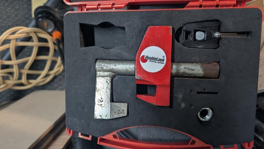 Double lock caravan / aanhanger slot, Ophalen of Verzenden