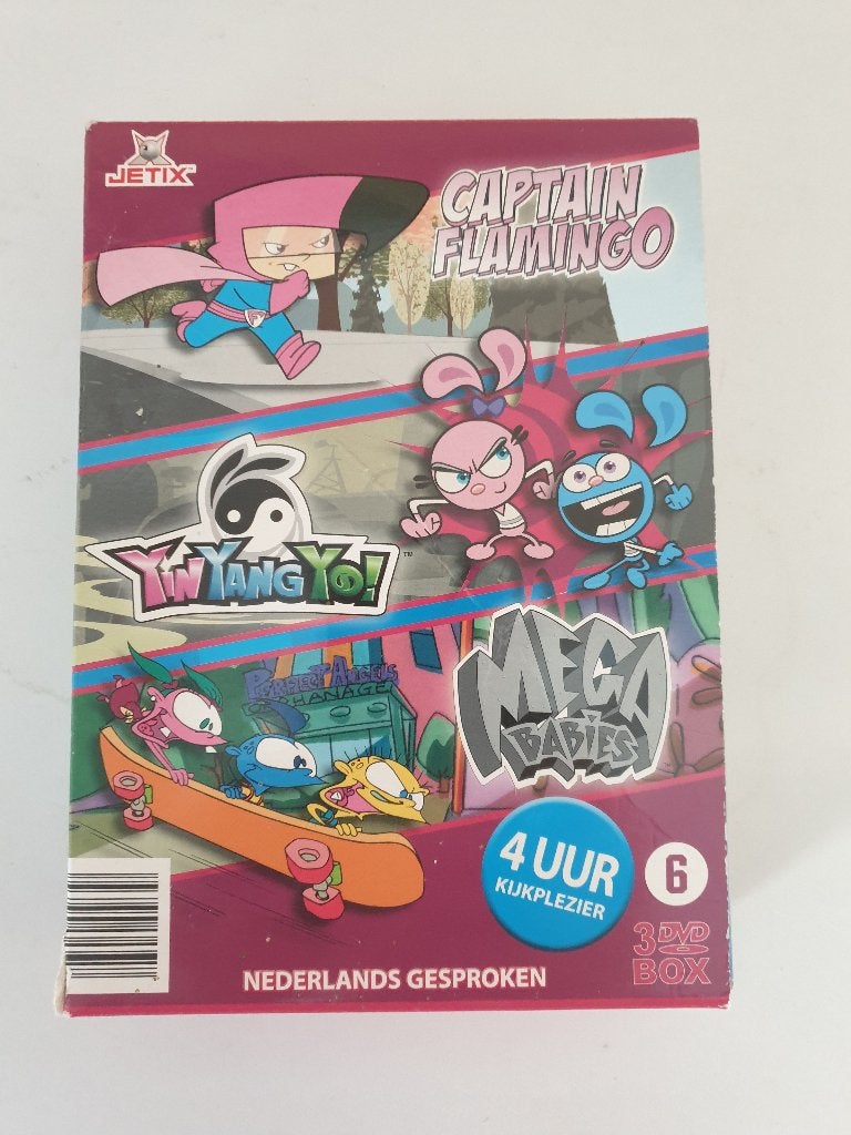 DVD Box - 3 DVDS Jetix, Cd's en Dvd's, Gebruikt, Animatie, Ophalen of Verzenden, Alle leeftijden