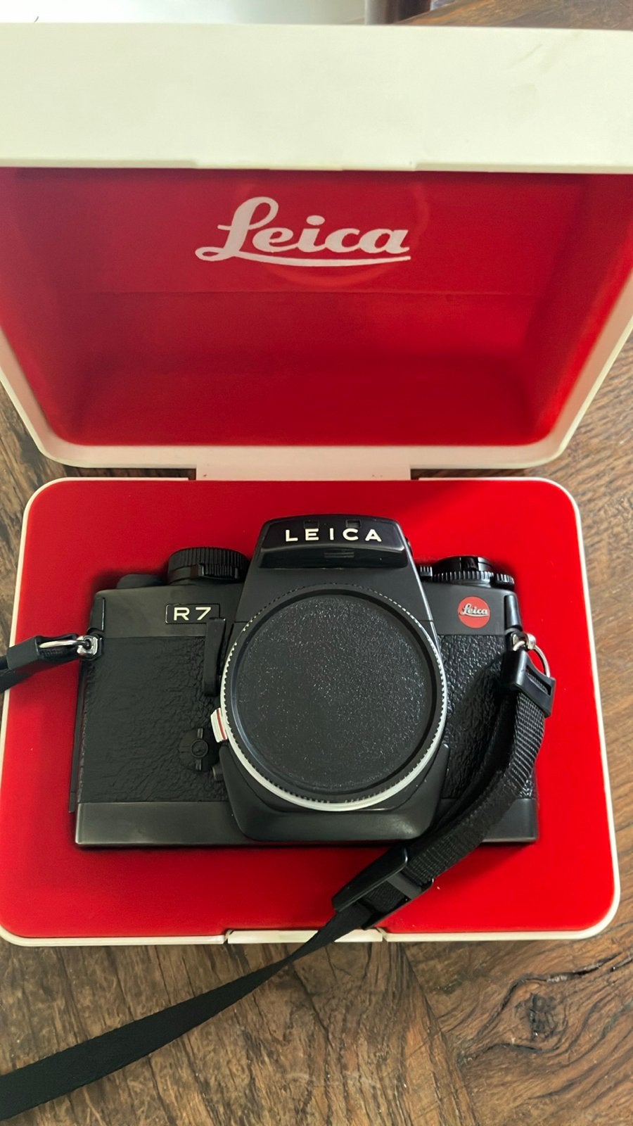 Leica R7 Spiegelreflexcamera - Compleet met documentatie, Ophalen, Zo goed als nieuw, Spiegelreflex, Leica
