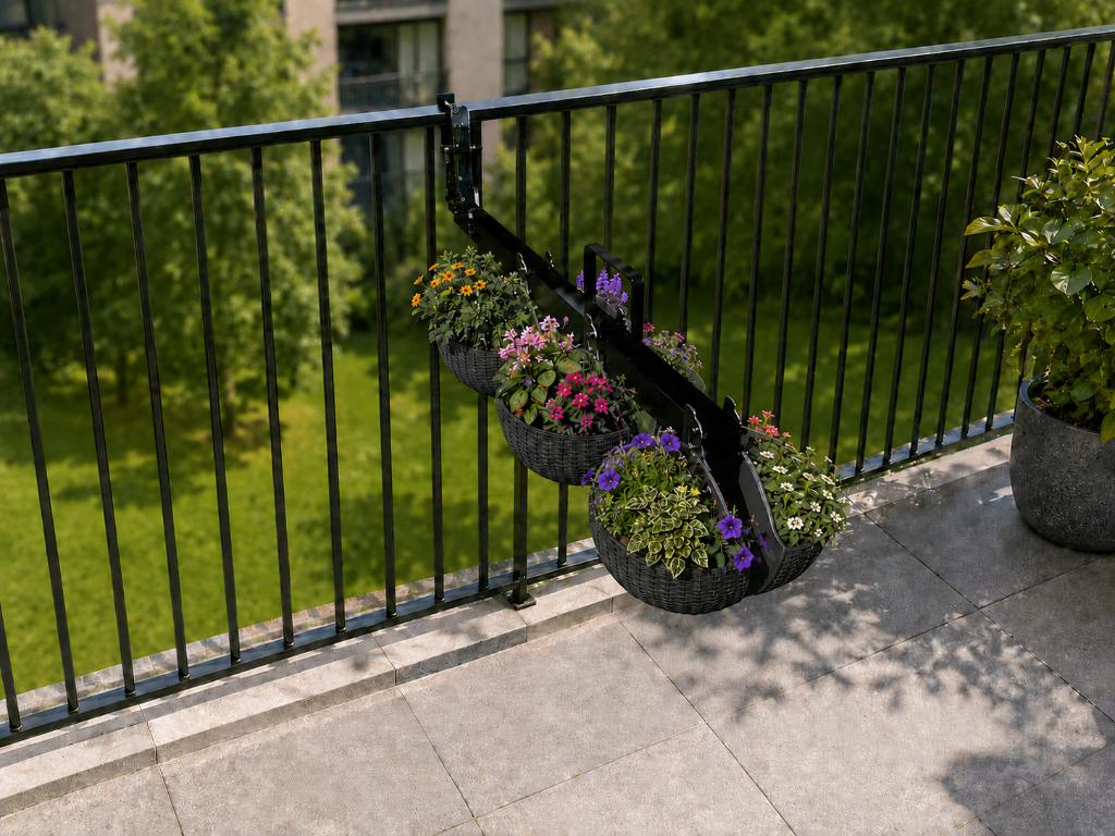 Verticale balkontuin | Ferro Flora, Tuin en Terras, Bloembakken en Plantenbakken, Kunststof, Nieuw, Overige vormen, 60 cm of meer