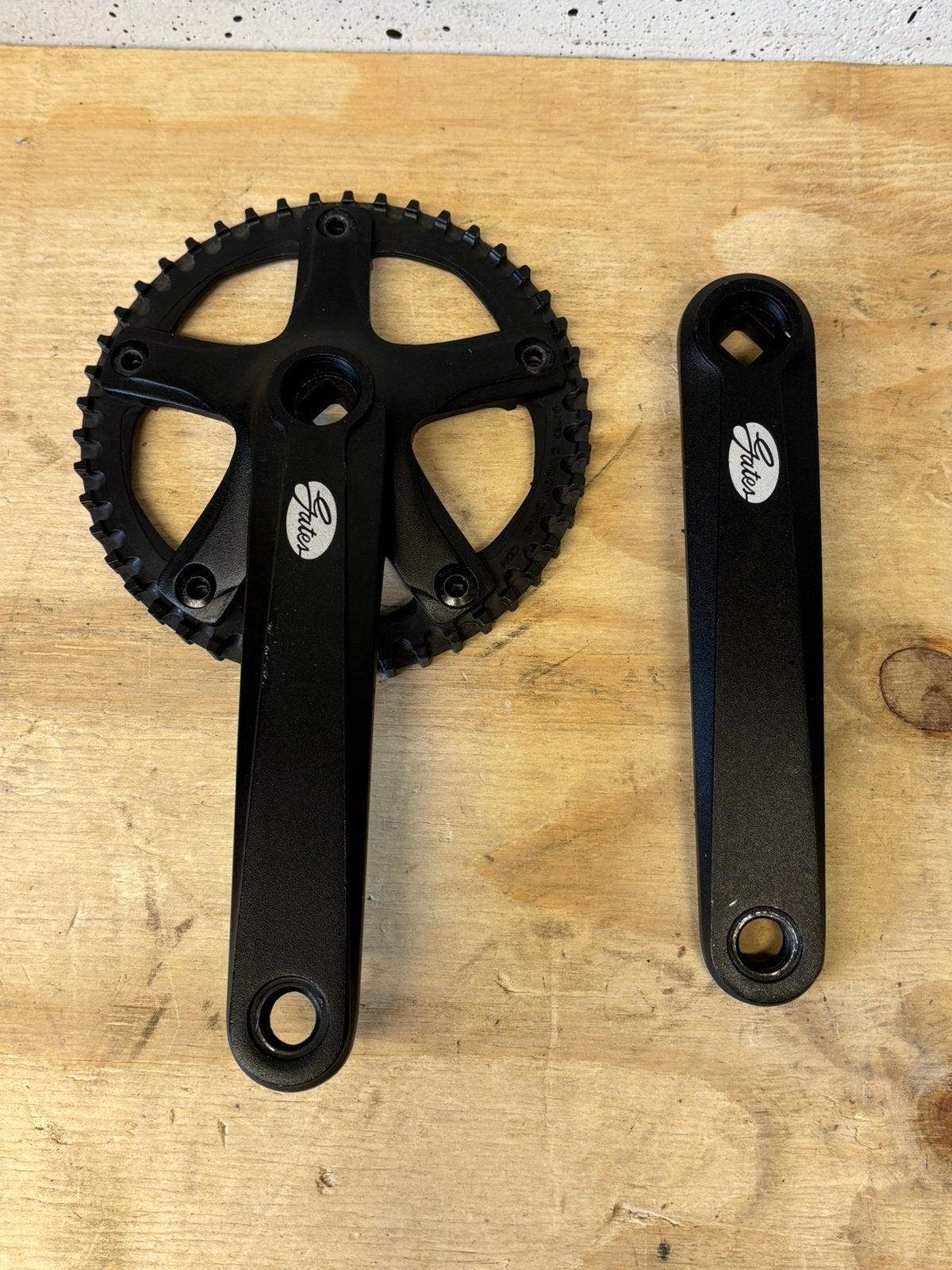 Gates carbon drive crankstel met 46 tands tandwiel als nieuw, Ophalen of Verzenden, Zo goed als nieuw, Carbon