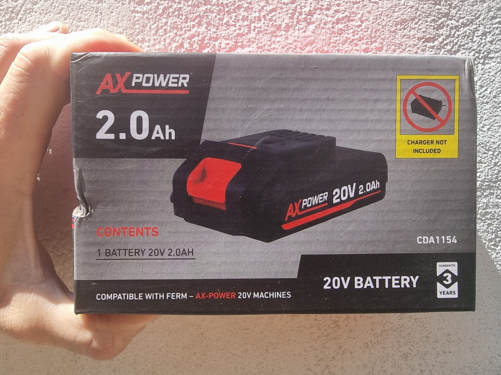 AX Power 20V 2.0Ah Accu - Nieuw in doos, Ophalen of Verzenden, Nieuw, Overige typen