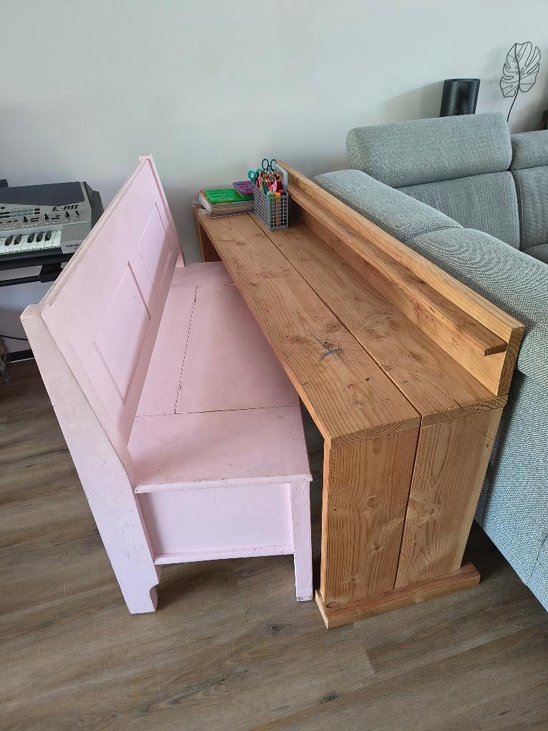 Steigerhout tekentafel, Ophalen, Gebruikt, Minder dan 130 cm