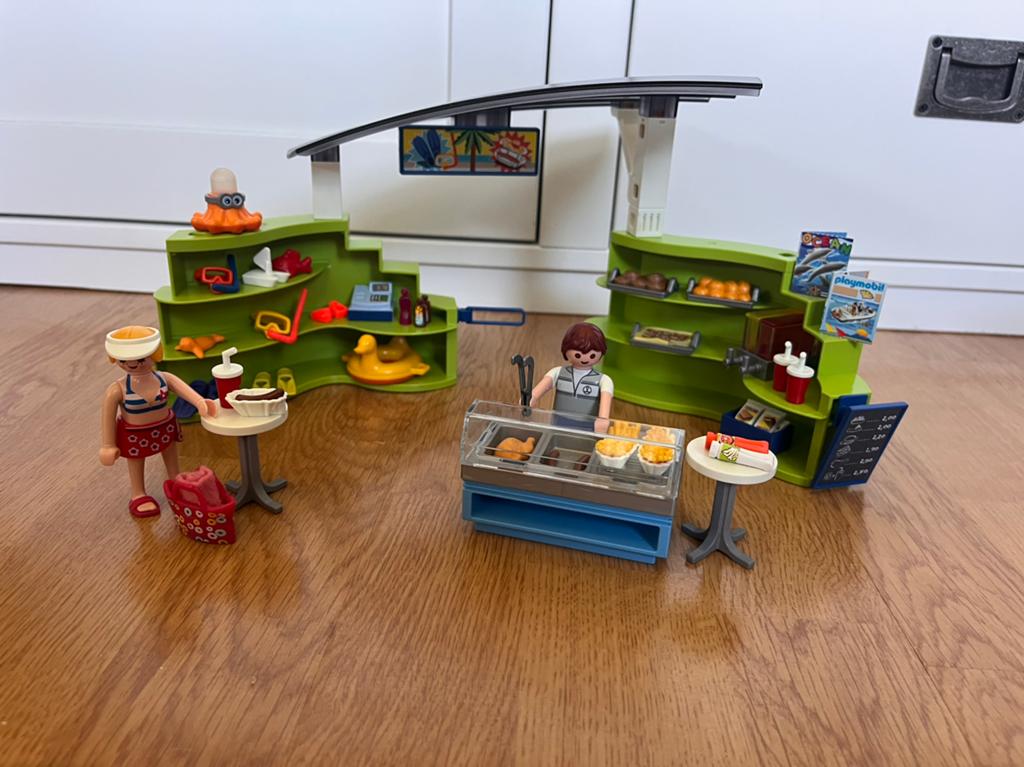 Playmobil 6672 - Winkel met snackbar, Ophalen of Verzenden, Zo goed als nieuw