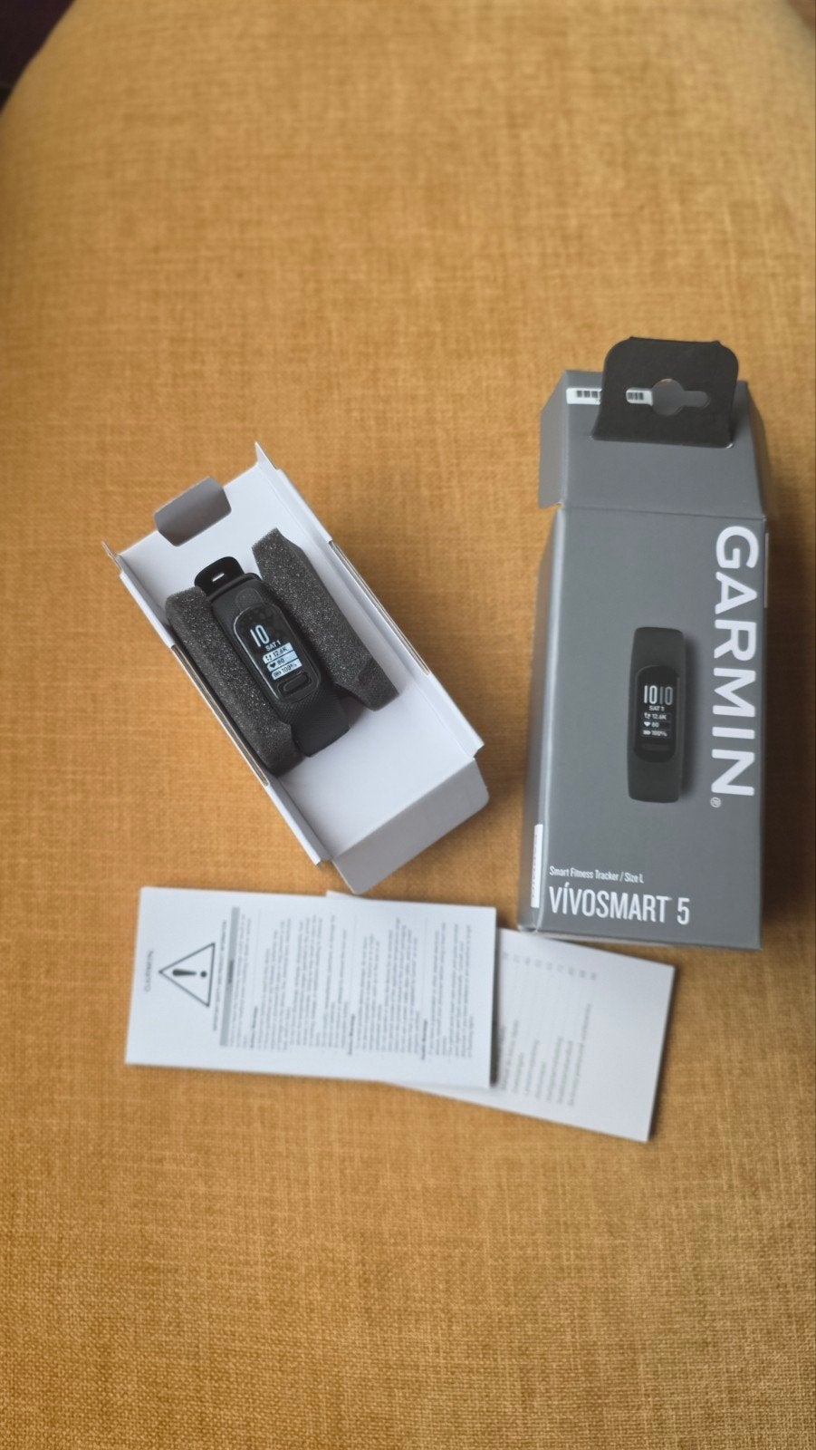 Garmin Vivosmart 5 - Fitness Tracker, Zwart, Garmin, Ophalen of Verzenden, Zo goed als nieuw
